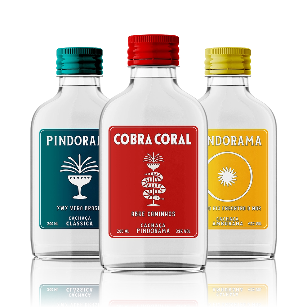 Kit 3 garrafinhas 200ml
