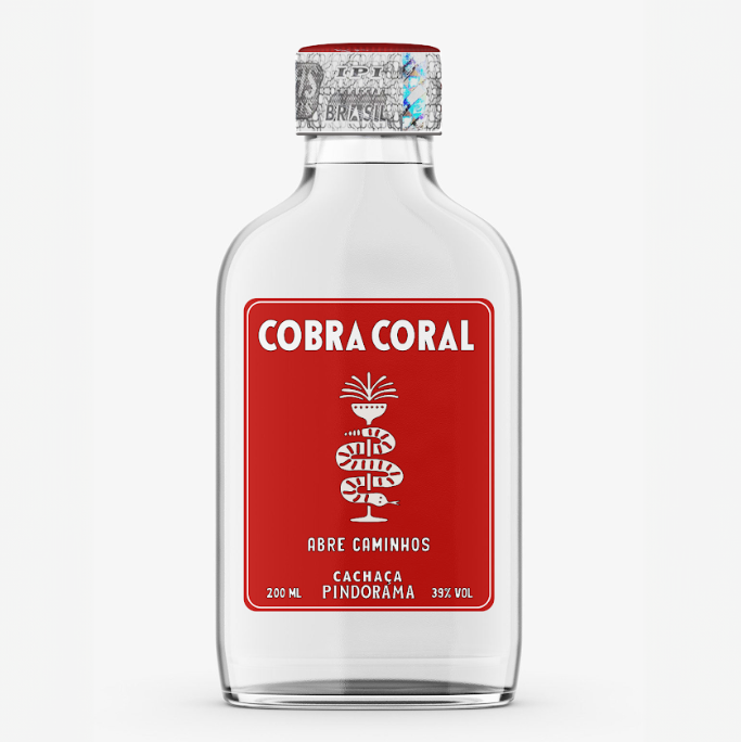 Cachaça Pindorama Cobra Coral 200ml